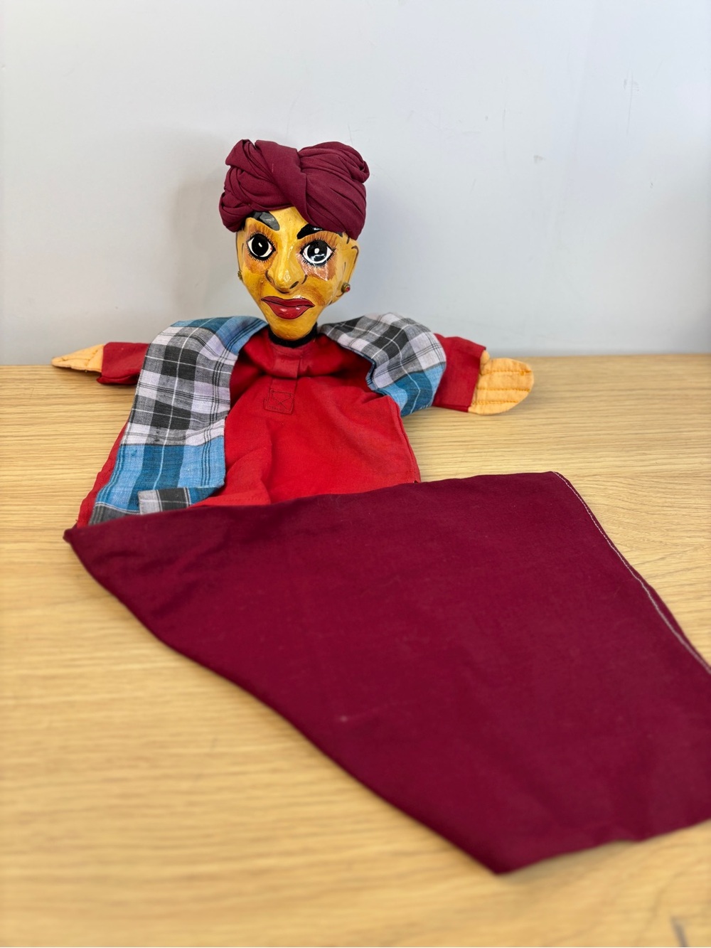 Handmade Vintage Traditional Rajasthani Kathputli puppet from India